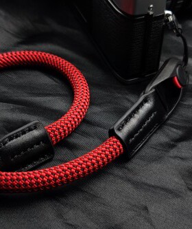 相机快拆扣软绳腕带真皮手绳快速调节适用于富士徕卡佳能尼康等