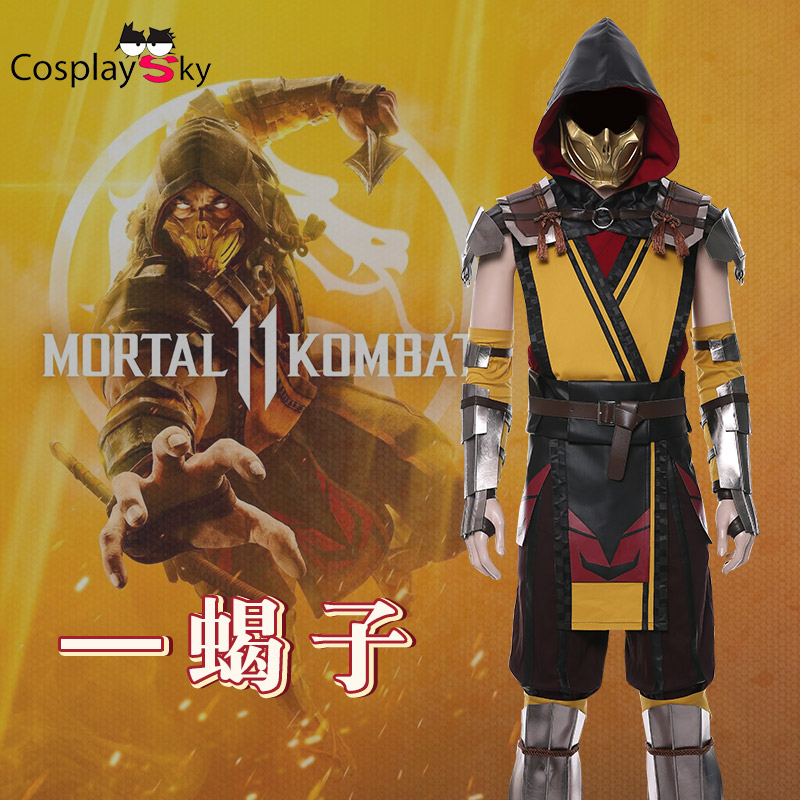 真人快打11蠍子全套cosplay服裝男 蠍子面具面罩面具頭套 萬聖節在類目 模玩/動漫/周邊/cos/桌遊, Cosplay服飾/道具/服務, Cosplay男裝中 - 來自Buy2taobao.com提供專業的淘寶代購服務