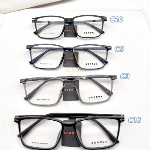 SEROVA施洛华眼镜框方框TR90眼镜架眼镜框SF921 可定制镜片