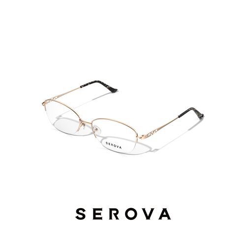 SEROVA施洛华眼镜框钛板眼镜架眼镜框半框SP469