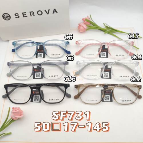 SEROVA施洛华眼镜框TR眼镜架眼睛框全框SF731 可定制近视镜片