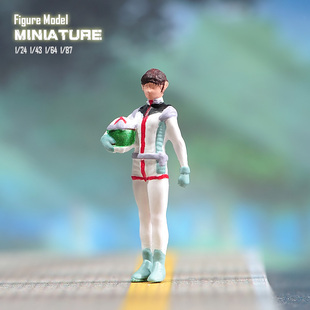 现货1/87 1/64 1/43 1/24 高达 阿姆罗 涂装微缩模型手办场景人偶