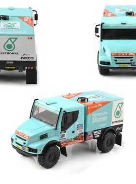 现货1:43 达喀尔达卡 Powerstar 依维柯卡车赛车模型玩具2014年涂