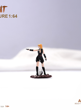 AF202225 1/64 杀手女 举枪射击 微缩模型沙盘手办树脂小人偶摆件