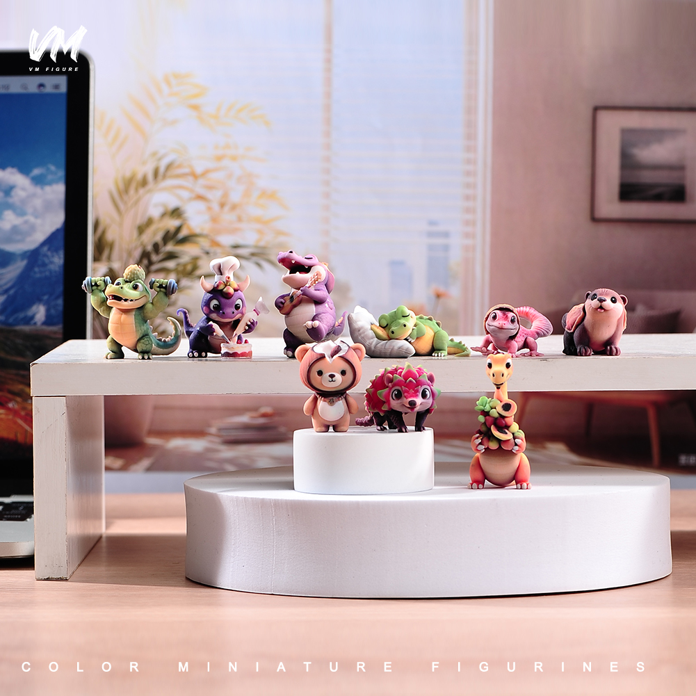 水果动物盲盒可爱小动物日常公仔玩偶手办潮玩桌面摆件送女生礼物