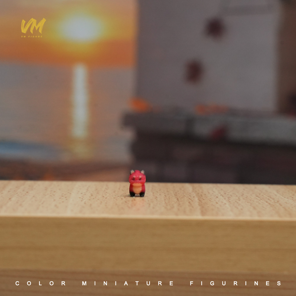 现货 1/64 血河小狗 微缩场景模型搭配3D彩色打印摆件人偶