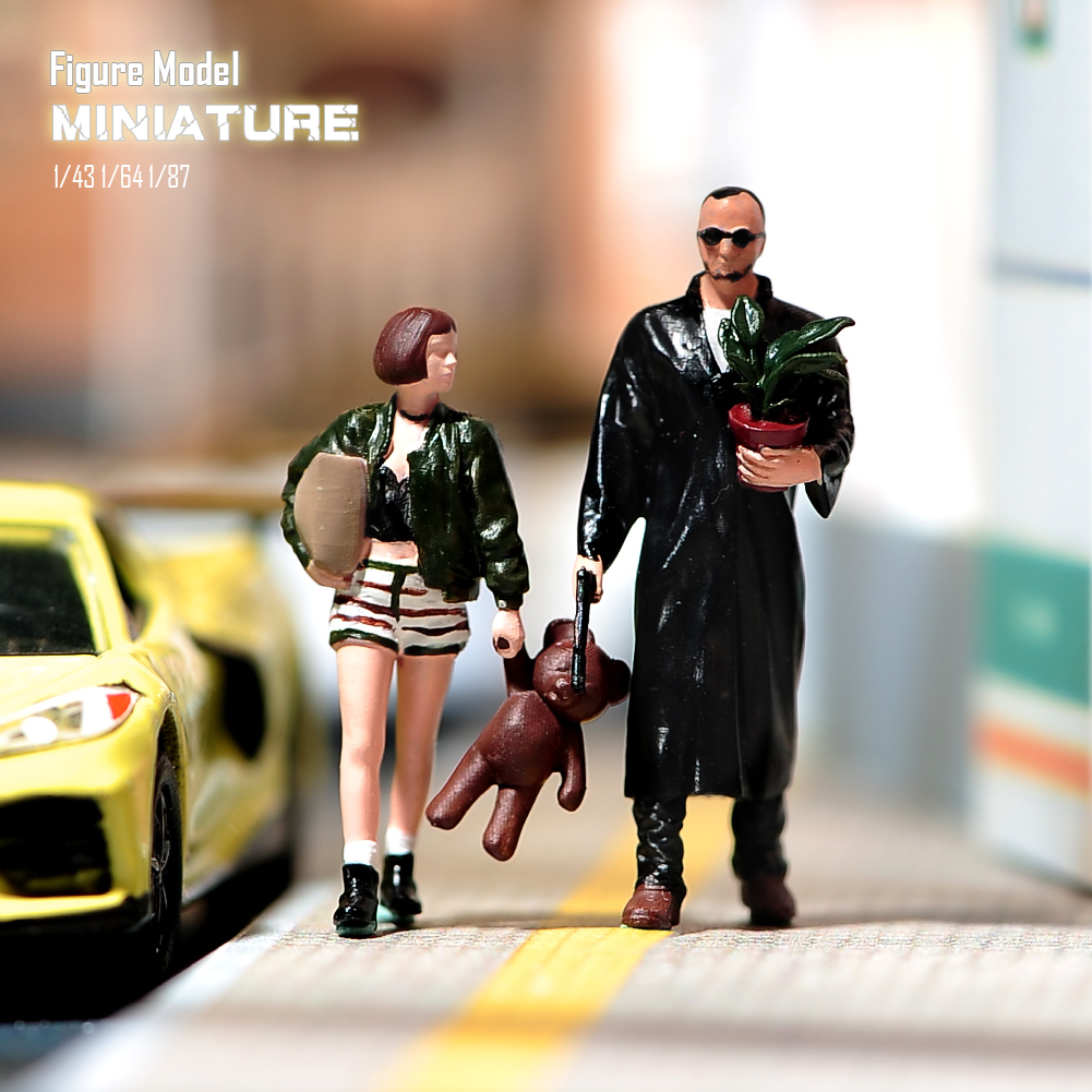 现货1/87 1/64 1/43 这个杀手不太冷 影视微缩模型手办车模场景人