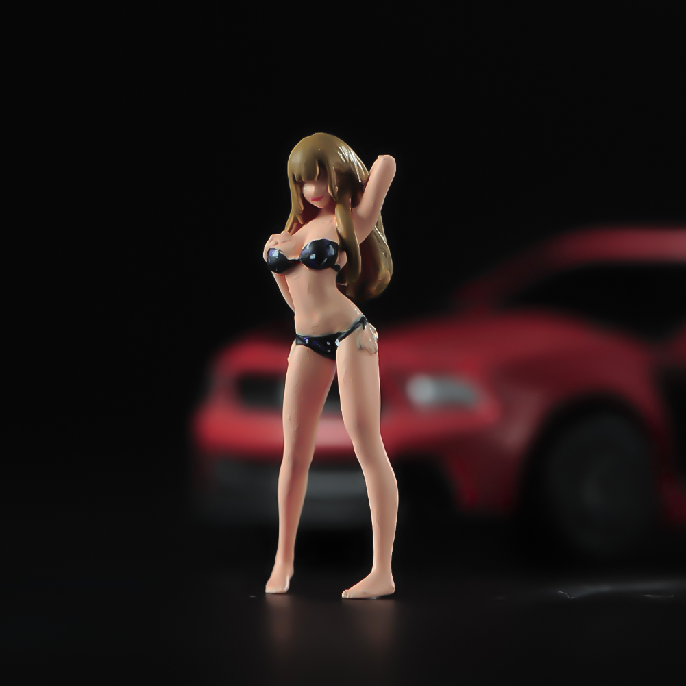 ANT 1/64 1/43 性感美女比基尼模型微缩模型沙盘手办树脂小人微拍