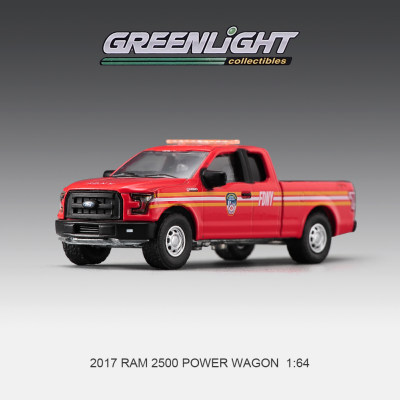 1/64 绿光 Greenlight合金汽车模型 警车2017RAM2500 POWER WAGON