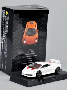 现货1/64 京商 兰博基尼第六元素 Sesto Elemento 白色 收藏汽车