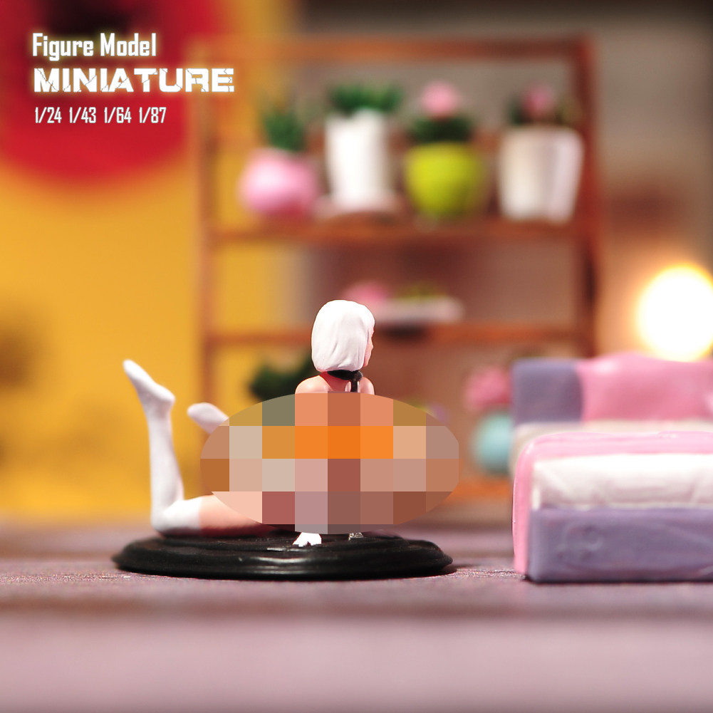 现货1/87 1/64 1/43 1/24 奴隶少女2 涂装微缩模型手办场人偶·