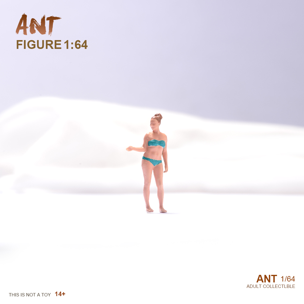 1/64性感比基尼美女树脂小人偶