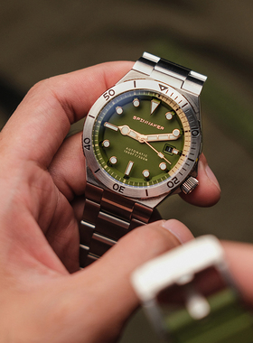 特价|英国SPINNAKER三角帆限量版自动机械表BOETTGER防水夜光5083