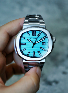 二代立体时标版|No identity恶搞鹦鹉螺异形壳手绘盘面自动机械表