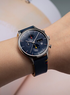 特价|德国DuFa包豪斯限定版石英计时手表男女表简约极简皮表带