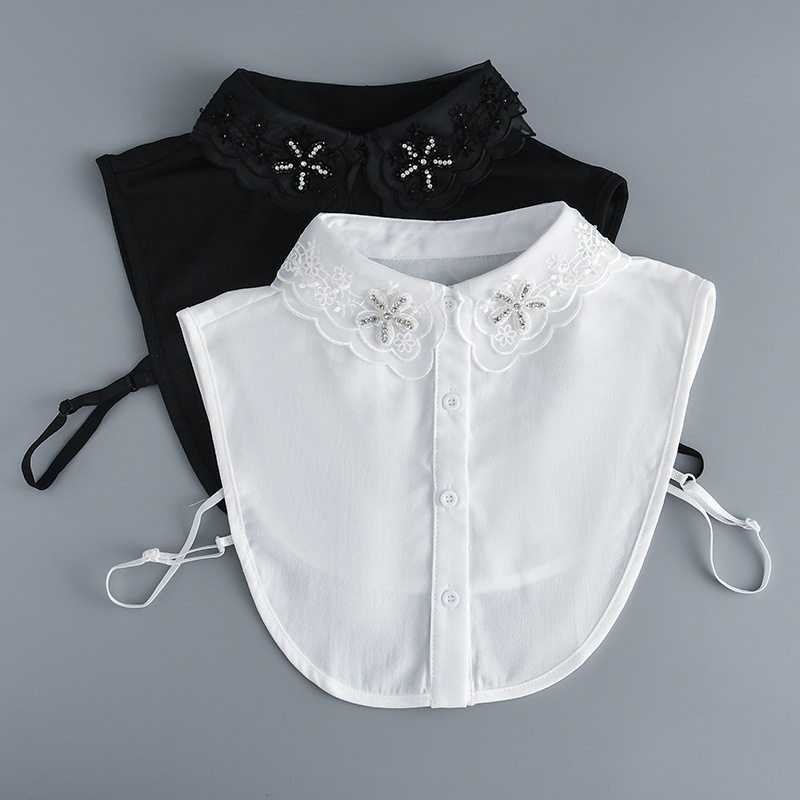 秋冬配卫衣毛衣假领子女镶钻雪纺假衬衣领钉珠假衣领打底百搭假领,服饰配件/皮带/帽子/围巾,假领,淘宝优惠券,粉丝福利购,淘宝优惠卷