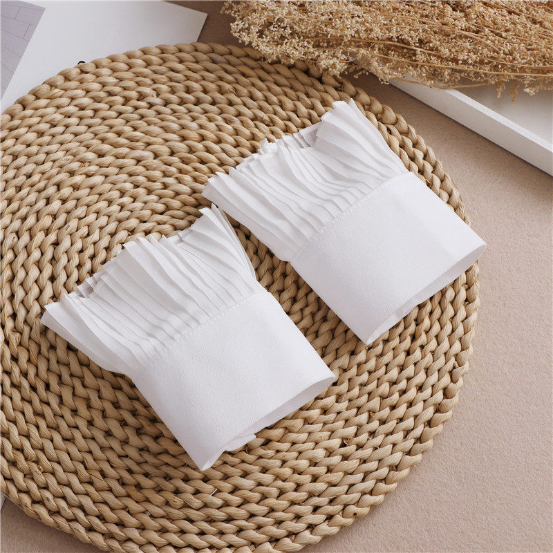 SWEATER SWEATER SWEATER INNER WOMENS FAKE SLEEVES WRIST GUARDS SLEEVE SLEEVES LACE LACE FAKE CUFFS VERSATILE WHITE LACE SHIRT SLEEVES