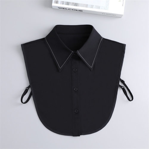 假领子女尖领衬衫领休闲衬衣