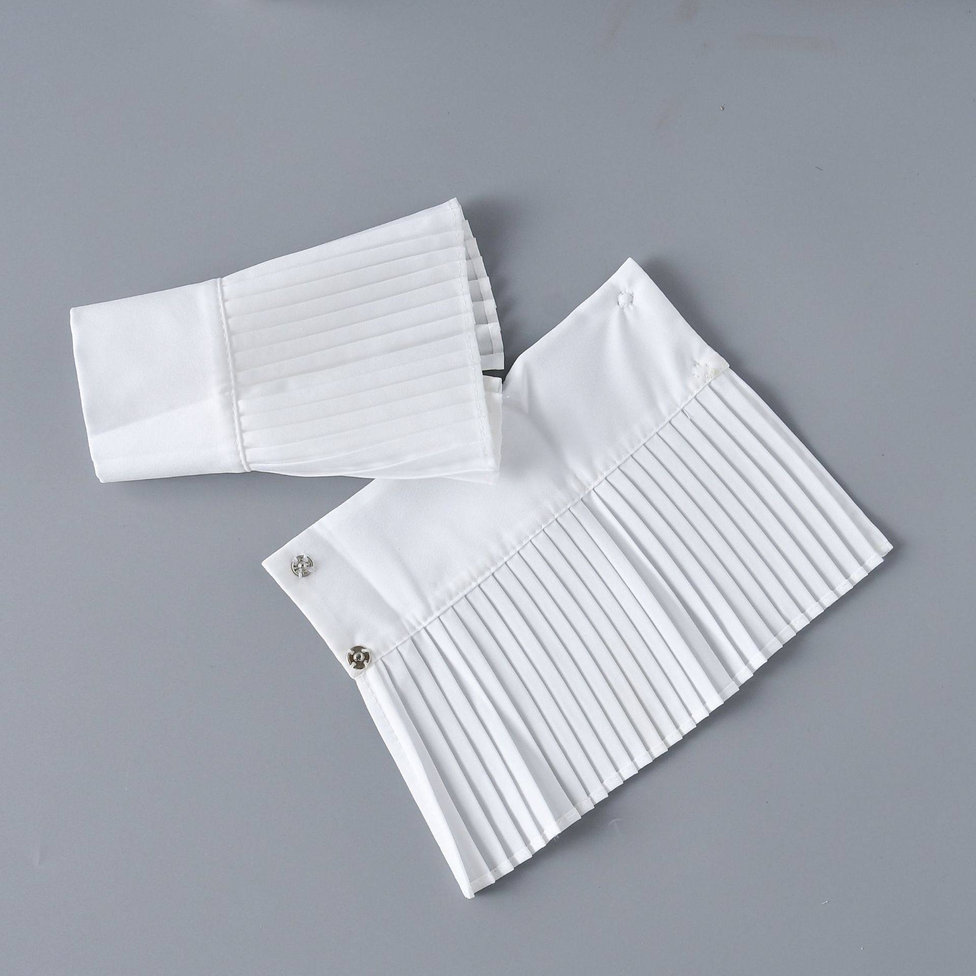 装饰假袖子女简约雪纺风琴褶百褶白色衬衫假袖毛衣卫衣配饰假袖口,服饰配件/皮带/帽子/围巾,手套,淘宝优惠券,粉丝福利购,淘宝优惠卷