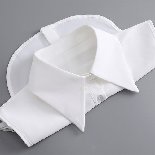 雪纺职业尖领女士假领子