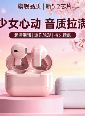 Pro5s无线蓝牙耳机双耳迷你少女学生隐形高颜值超长续航安卓通用