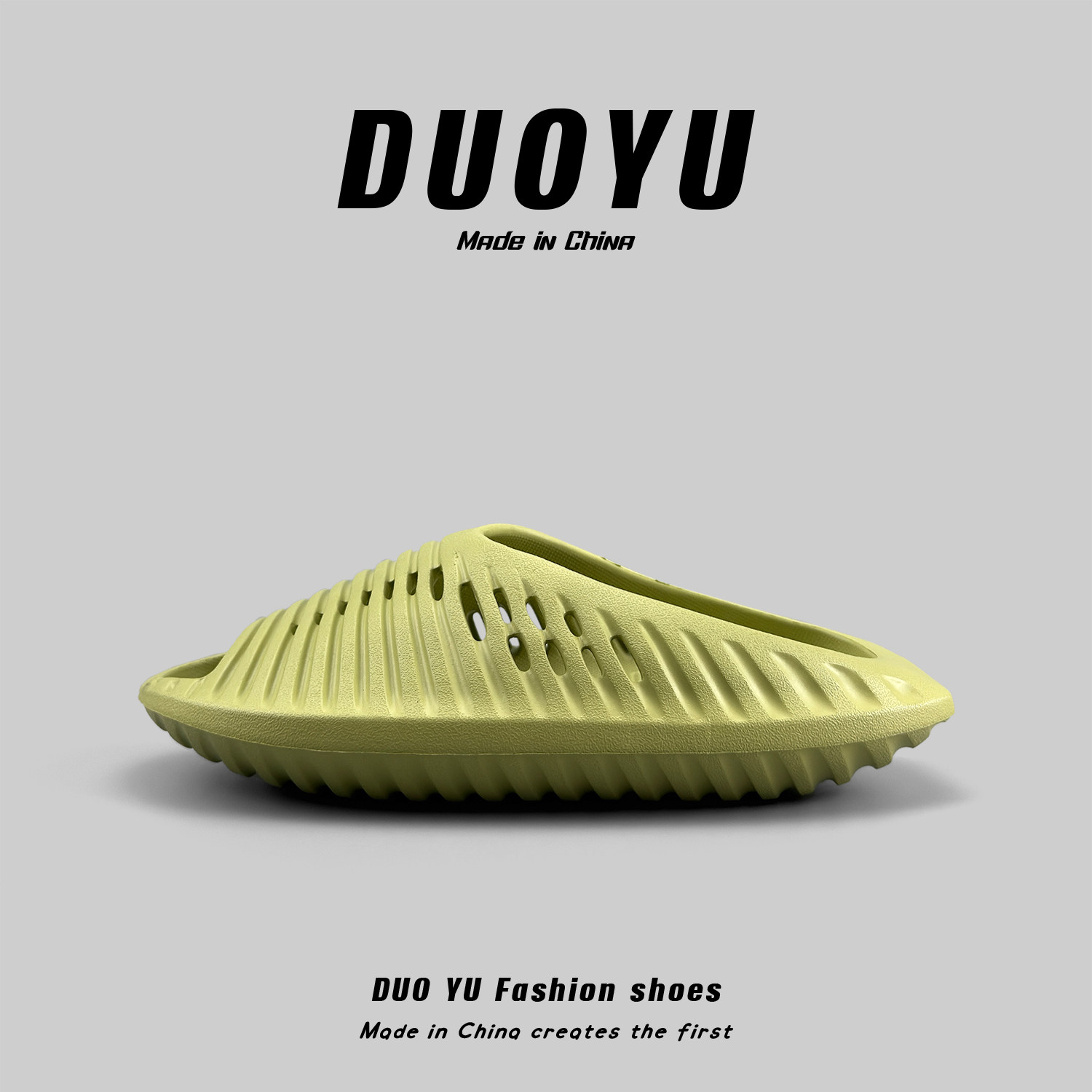 外贸男士镂空透气飞碟拖鞋夏季防滑软底沙滩鞋外穿轻便休闲凉拖鞋