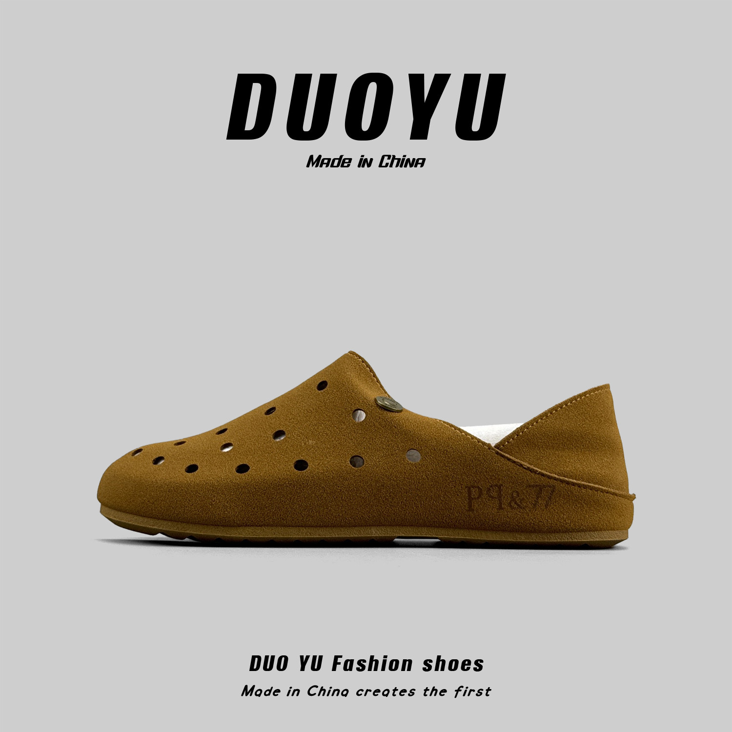 外贸男女鞋透气外穿懒人一脚蹬勃肯鞋防滑耐磨半拖鞋防臭时尚板鞋