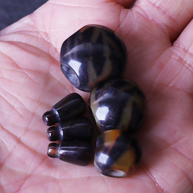 树脂合成玳瑁色藏式佛头牛角三通葫芦头DIY星月菩提配珠 金刚菩提,饰品/流行首饰/时尚饰品新,其他DIY饰品配件,淘宝优惠券,粉丝福利购,淘宝优惠卷
