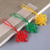 中国结配件玉线编织定形结双线结吉祥结挂绳汽车车挂专用绳结材料