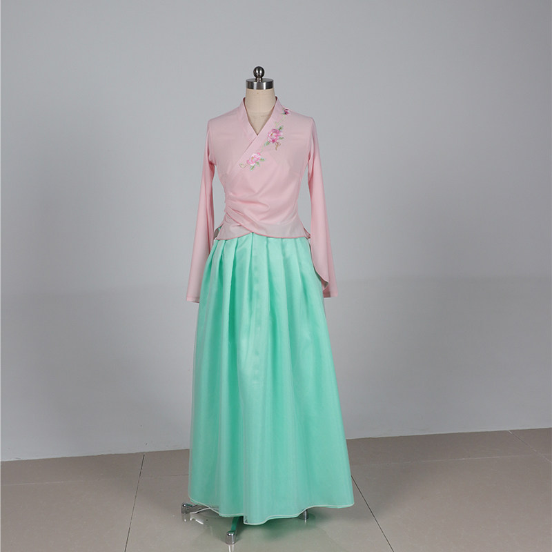 舞依艺库朝鲜舞蹈大摆裙服女上衣