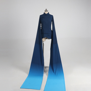 舞演出服女定制冬梅老师同款 舞依艺库古典舞水袖 上衣身韵练功服袖