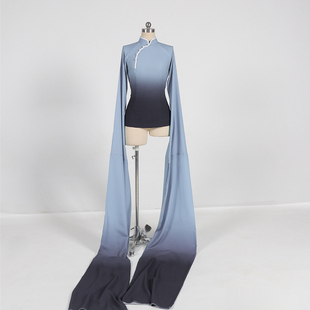 水袖 上衣定制 练功舞蹈服成人古典舞练习演出服戏曲表演艺考服甩袖