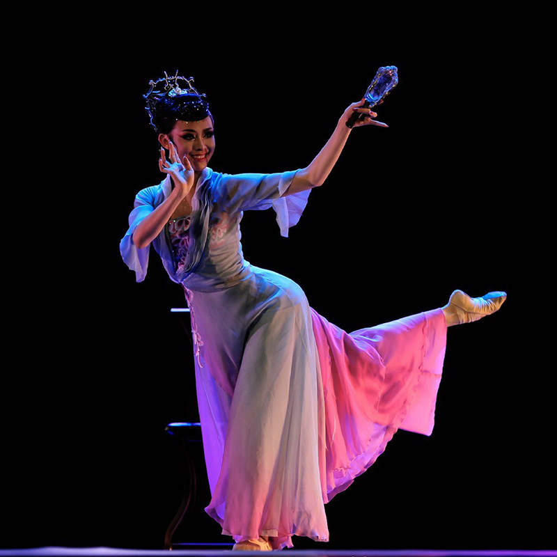 桃李杯独舞《点绛唇》舞蹈演出服装现代舞台表演服古典舞蹈服装