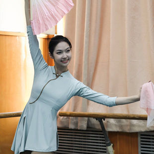 胶州秧歌舞蹈服上衣艺考民间表演服古典舞修身练功服民族舞演出服