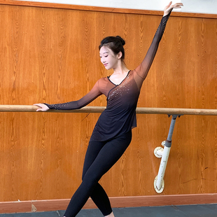 舞依艺库北舞同款 女成人身韵练功服艺考纱衣班服定做 古典舞蹈服装