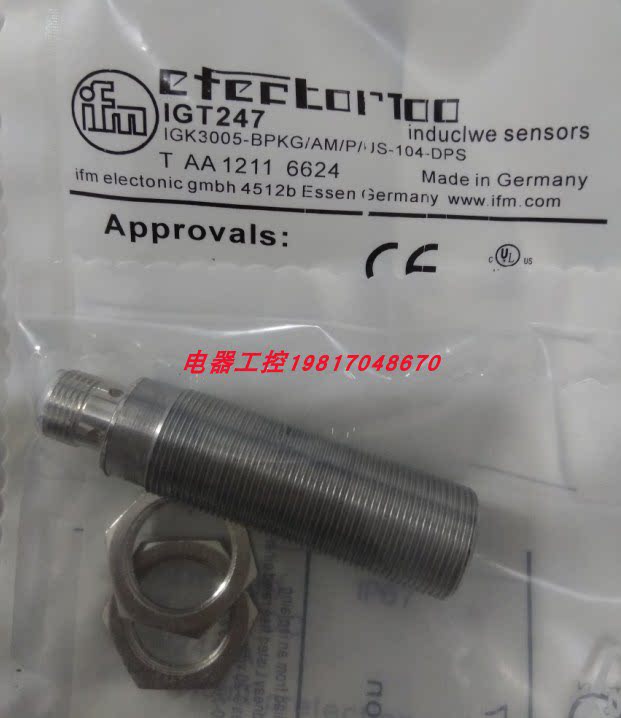 全新易福门接近开关IA5083 IA5122 IA0032质量保证