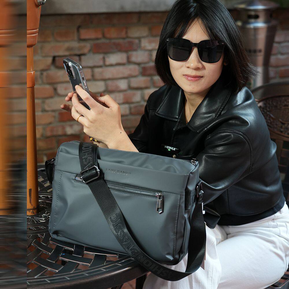 休闲2025新款男女同款斜挎包牛津布大容量休闲单肩布包爸爸妈妈包