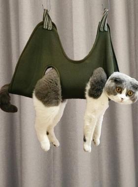 宠物美容吊床狗狗修剪指甲中小型猫咪犬清洁辅助Dog Cat Hammock