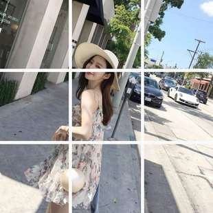 美美的夏夏 :连衣裙2025春夏新款女碎花吊带裙子夏装雪纺裙中长款