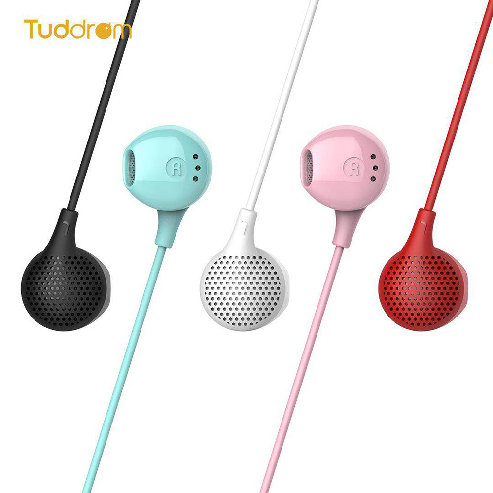 Tuddrom小魔鸭MO1耳机半入耳式高音质有线控带麦VIVO手机通用耳塞