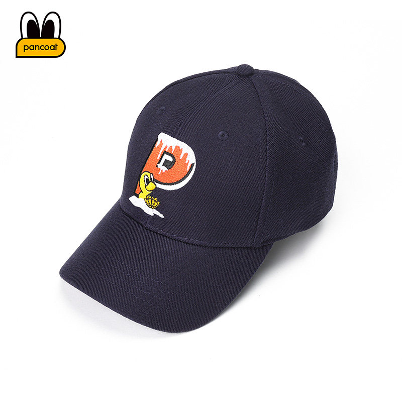pancoat 小黄鸭棒球帽子男女遮阳夏季潮流刺绣字母情侣防晒鸭舌帽