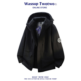 棉衣加厚工装 WASSUP 羽绒棉服男女款 TWO冬季 棉袄子面包服外套 TWO
