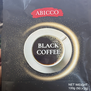 马来西亚进口爱比可速溶黑咖啡