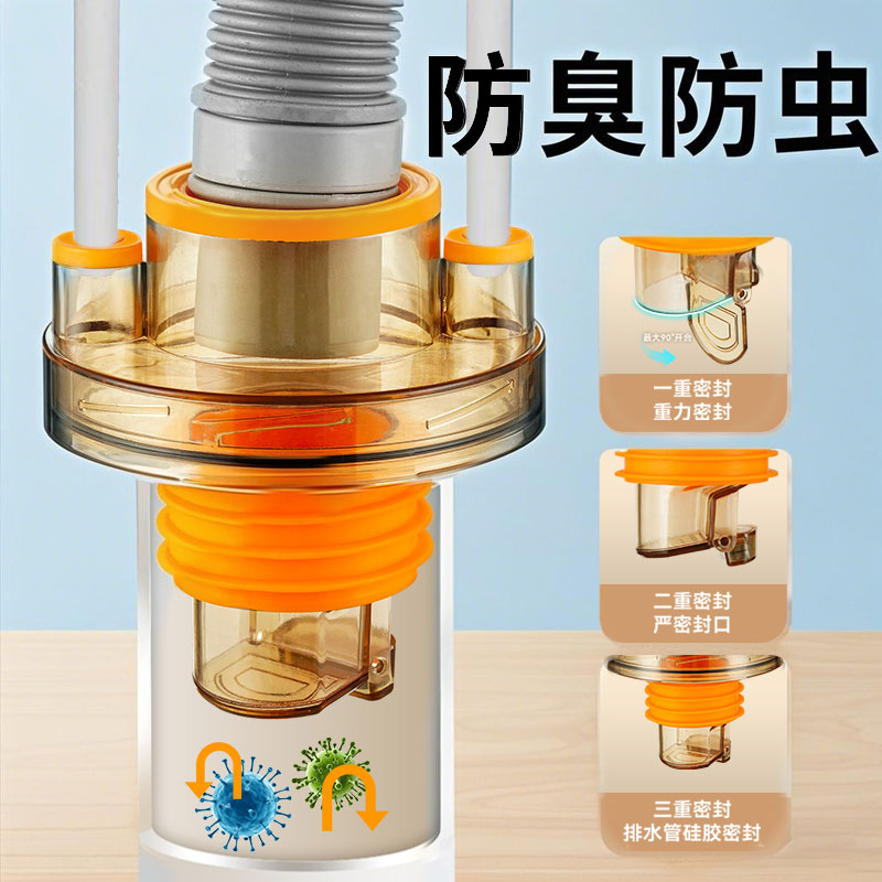 三通厨房下水管厕所排防