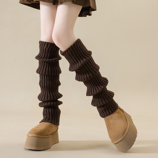 70cm袜套女士秋冬季厚款针织保暖百搭畅通y2k辣妹爆款雪地靴腿套