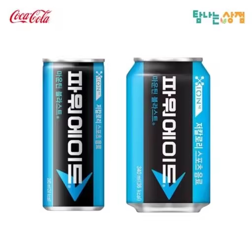 韩国进口饮品可口可乐混合水果味碳酸饮料
