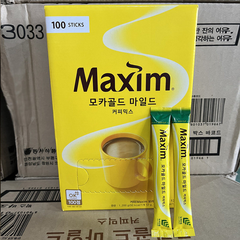 韩国原装进口黄麦馨礼盒装咖啡