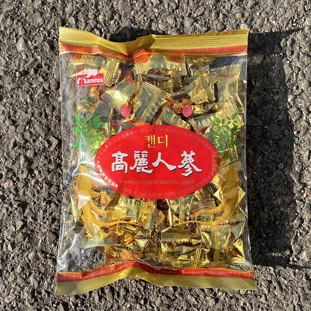 曼丝高丽人参糖280g韩国进口土特产送礼独立包装传统口味零食老人