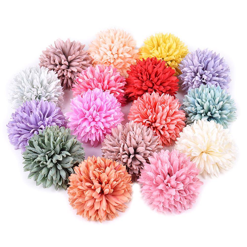 仿真花头 diy假花朵装饰家居 拍摄道具 绣球花 礼盒配件 加工