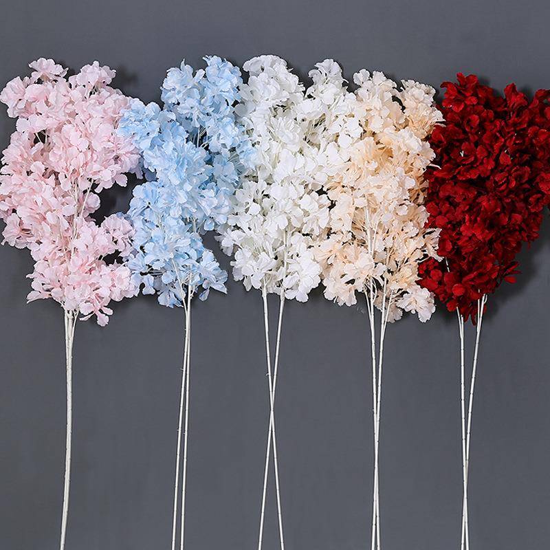 仿真飘雪樱花梨花文心兰客厅影楼婚庆吊顶绢花婚礼堂假花厂家